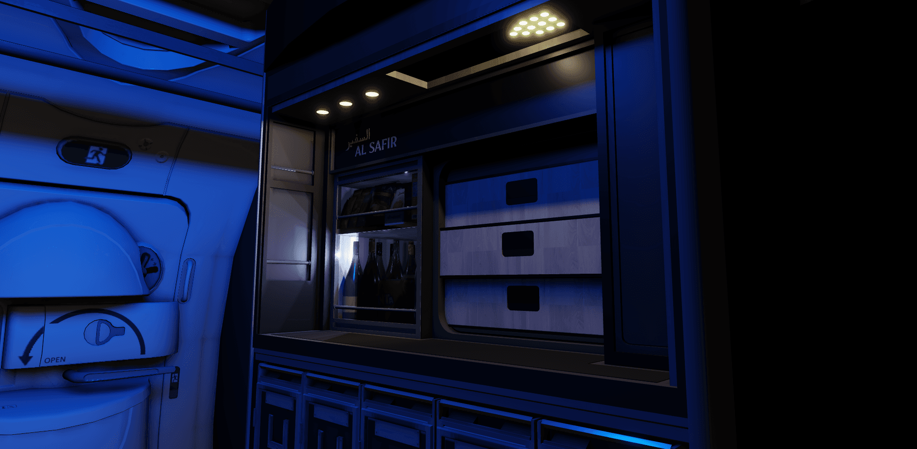 ALSAFIR cabin lounge and drink bar