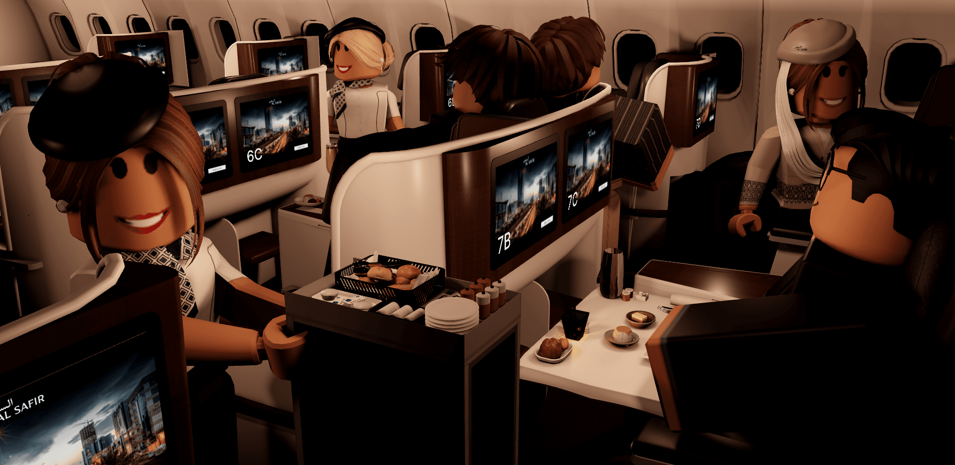 ALSAFIR in-flight service